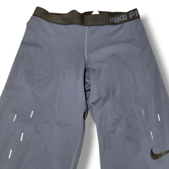 Nike Pants Size Medium M W24"xL28" Nike Pro Dri-Fit Leggings Activewear Athletic - Picture 3 of 6